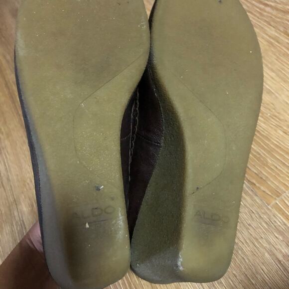Women’s ALDO Brown Wedge Loafer Size 39 - Picture 6 of 6